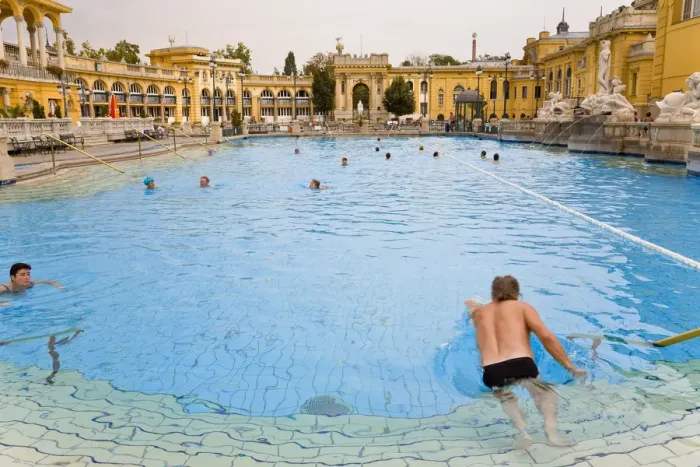 Framed Print : Thermal baths & pools, Szechenyi Baths, Budapest, Hungary Framed Print : Thermal baths & pools, Szechenyi Baths, Budapest, Hungary
