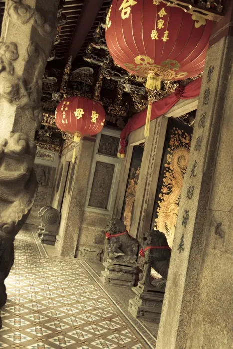 Framed Print : Thian Hock Keng temple, China Town, Singapore