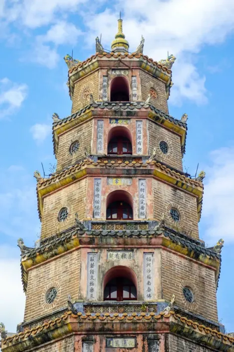 Framed Print : Thien Mu Pagoda (Chua Thien Mụ), Huế