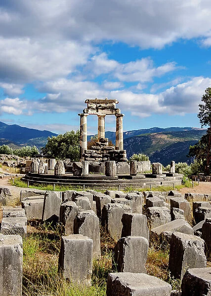Tholos of Delphi, Temple of Athena Pronaia, Delphi, Phocis, Greece