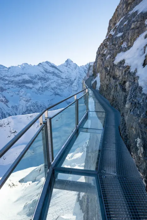 Framed Print : The Thrill Walk scenic trail, Birg, Berner Oberland, canton of Bern, Switzerland