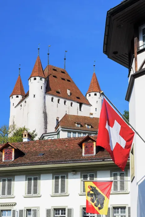 Framed Print : Thun Castle, Thun, Canton of Bern, Switzerland