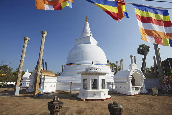 Thuparama Dagoba, Anuradhapura, (UNESCO World Heritage Site), North Central Province