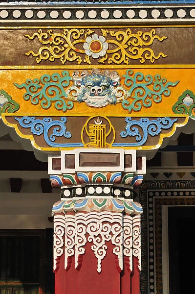 Tibetan temple. Bodhgaya, India