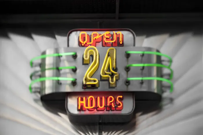 Framed Print : Tick Tock diner sign, Manhattan, New York City, USA Framed Print : Tick Tock diner sign, Manhattan, New York City, USA
