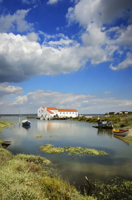 Framed Print : The tide mill of Mourisca in the Sado Estuary Nature Reserve. Setubal, Portugal Framed Print : The tide mill of Mourisca in the Sado Estuary Nature Reserve. Setubal, Portugal