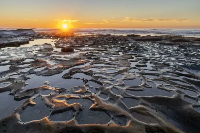 Framed Print : The Tide Pools or Pot Holes, La Jolla, California, USA Framed Print : The Tide Pools or Pot Holes, La Jolla, California, USA