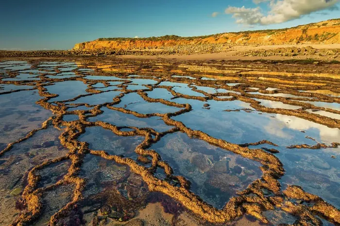 Framed Print : Tide Pools, Vila Nova de Milfontes, Alentejo, Portugal Framed Print : Tide Pools, Vila Nova de Milfontes, Alentejo, Portugal