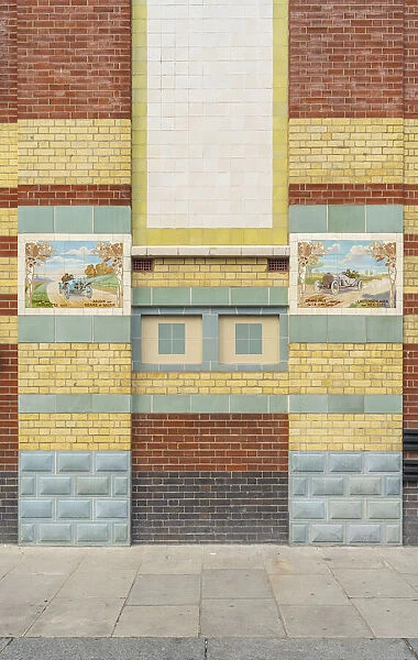 Tiled facade of Michelin House, South Kensington, London, England, UK