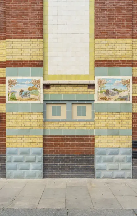 Framed Print : Tiled facade of Michelin House, South Kensington, London, England, UK Framed Print : Tiled facade of Michelin House, South Kensington, London, England, UK