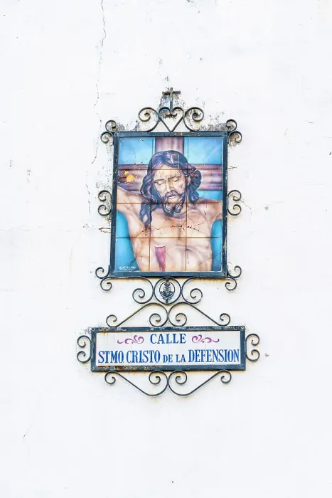 Framed Print : Tiled icon, Jerez de la Frontera, Andalusia, Spain