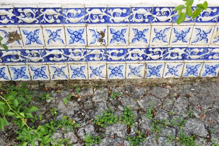 Framed Print : Tiles of an old house near Cinfaes do Douro. Douro region, Portugal Framed Print : Tiles of an old house near Cinfaes do Douro. Douro region, Portugal
