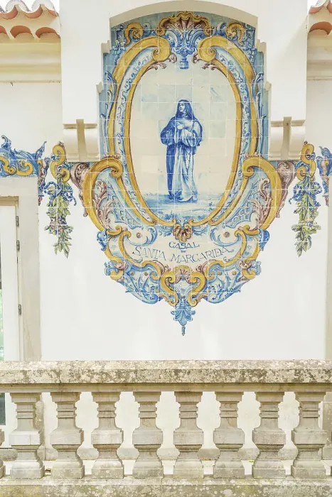 Framed Print : Tiles on a wall in Sintra, Portugal, Europe Framed Print : Tiles on a wall in Sintra, Portugal, Europe