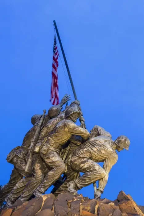 Framed Print : Time lapse of the Statue of Iwo Jima Us Marine Corps Memorial at Arlington National Cemetery Framed Print : Time lapse of the Statue of Iwo Jima Us Marine Corps Memorial at Arlington National Cemetery