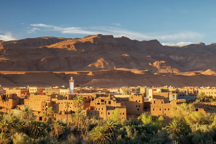 Framed Print : Tinghir, Tinghir Province, Morocco