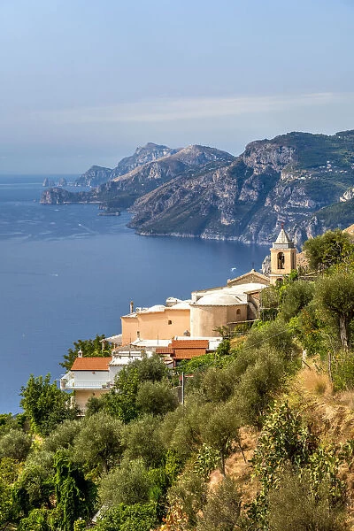The tiny village of Nocelle located along the Path of the Gods trail, Amalfi coast