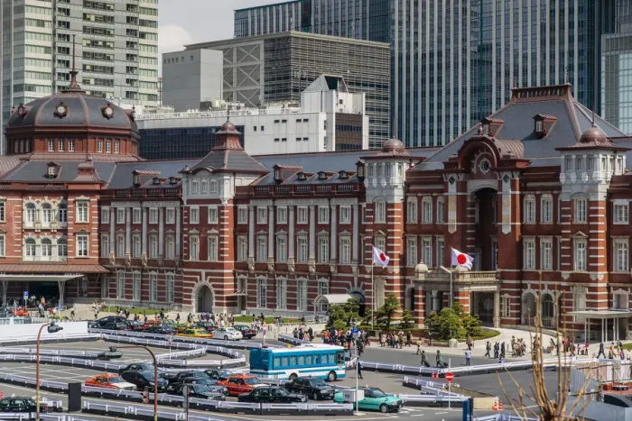 Framed Print : Tokyo station building, Tokyo, Japan Framed Print : Tokyo station building, Tokyo, Japan