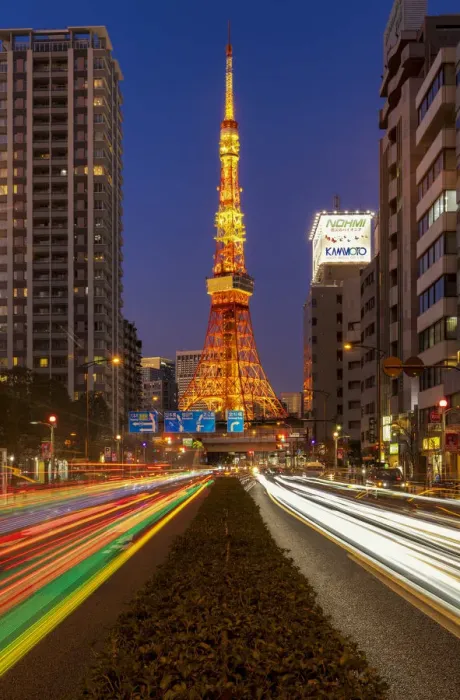 Framed Print : Tokyo Tower at Night, Tokyo, Honshu, Japan Framed Print : Tokyo Tower at Night, Tokyo, Honshu, Japan