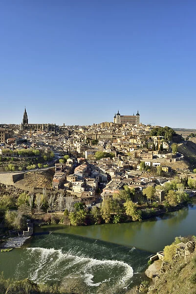 Toledo and the Tagus river in the evening, a Unesco World Heritage Site