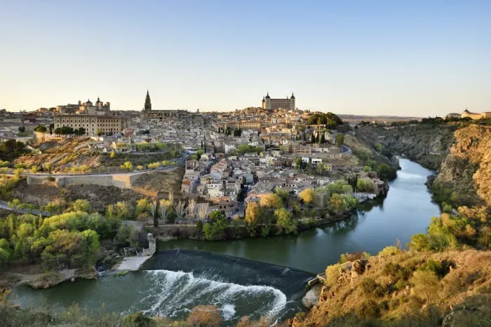 Framed Print : Toledo and the Tagus river at twilight, a Unesco World Heritage Site. Castilla la Mancha Framed Print : Toledo and the Tagus river at twilight, a Unesco World Heritage Site. Castilla la Mancha