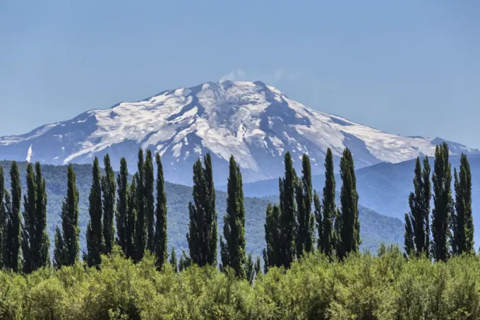 Framed Print : Tolhuaca volcano, Reserva Nacional Malalcahuello-Nalcas, Araucania region, Chile