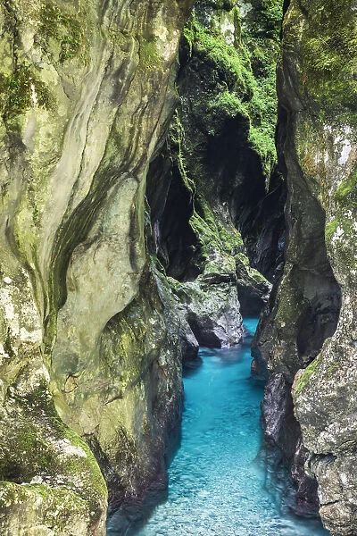 Tolmin gorges, Goriska Region, Soaca valley, Triglav National Park, Slovenia, Europe