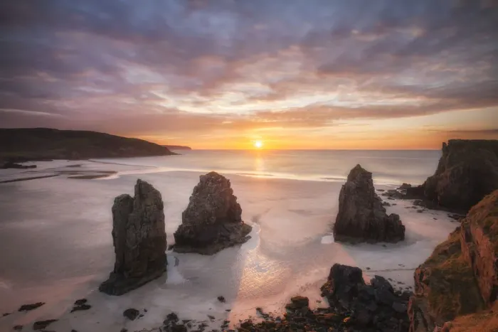 Framed Print : Tolsta Beach at sunrise, Isle of Lewis, Outer Hebrides, Scotland Framed Print : Tolsta Beach at sunrise, Isle of Lewis, Outer Hebrides, Scotland