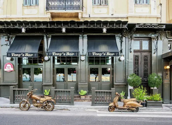 Framed Print : Tony Bonanno Restaurant, Piraeus, Attica, Greece Framed Print : Tony Bonanno Restaurant, Piraeus, Attica, Greece