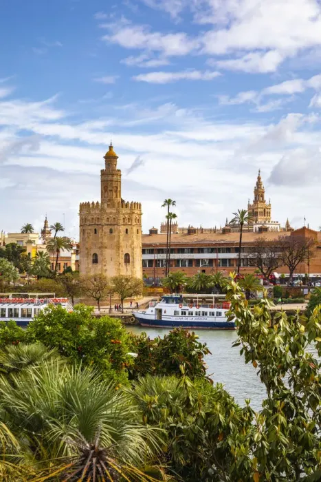 Framed Print : Torre del oro, Seville, Andalucia, Spain