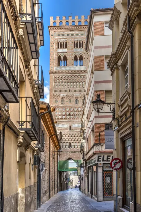 Framed Print : Torre El Salvador tower, Teruel, Aragon, Spain Framed Print : Torre El Salvador tower, Teruel, Aragon, Spain