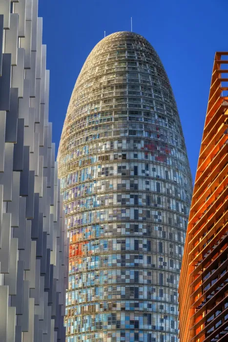Framed Print : Torre Glories formerly known also as Torre Agbar, Barcelona, Catalonia, Spain Framed Print : Torre Glories formerly known also as Torre Agbar, Barcelona, Catalonia, Spain