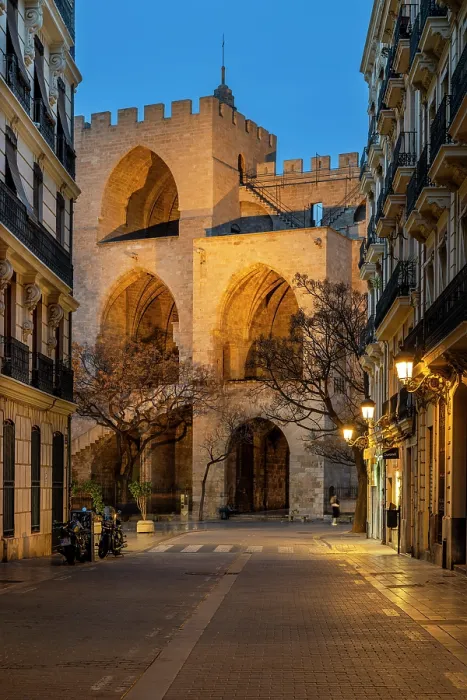 Framed Print : Torres de Serranos (Serranos Towers), Valencia, Valencian Community, Spain Framed Print : Torres de Serranos (Serranos Towers), Valencia, Valencian Community, Spain