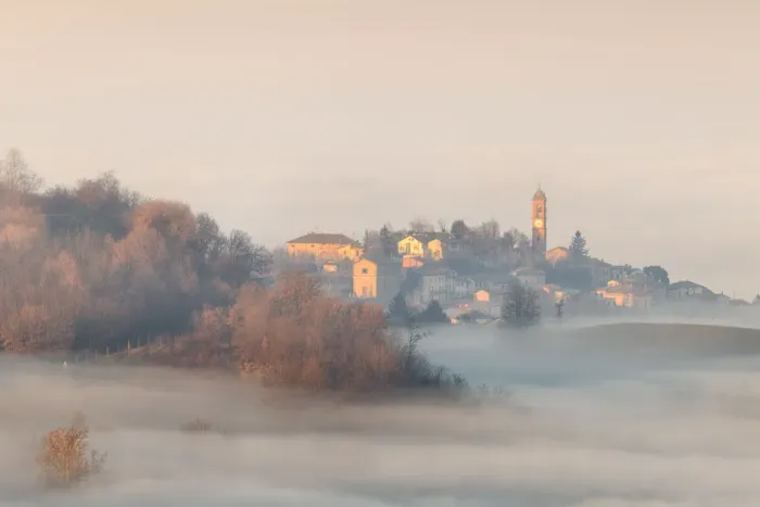 Framed Print : Tortona hills, Alessandria province, Piedmont, Italy
