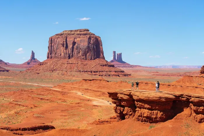 Framed Print : Tourists at John Ford Point, Monument Valley Tribal Park, Navajo County, Arizona, USA Framed Print : Tourists at John Ford Point, Monument Valley Tribal Park, Navajo County, Arizona, USA