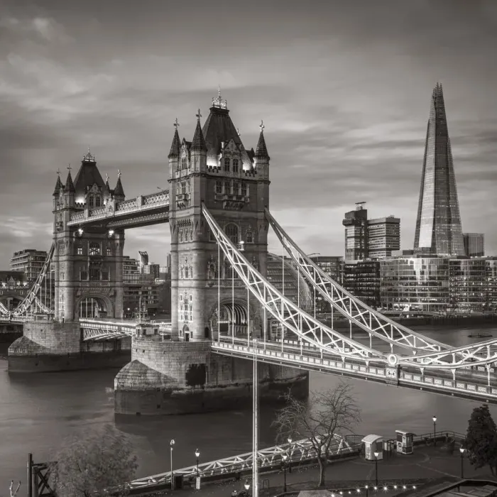 Framed Print : Tower Bridge & The Shard, River Thames, London, England, UK Framed Print : Tower Bridge & The Shard, River Thames, London, England, UK