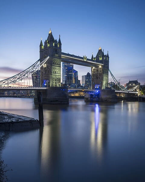 Tower Bridge at Sunset, London, England, UK