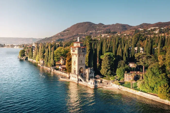 Framed Print : The Tower of Gardone Riviera, Garda Lake, Italy Framed Print : The Tower of Gardone Riviera, Garda Lake, Italy