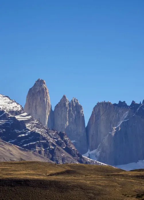 Framed Print : Towers of Paine, Torres del Paine National Park, Patagonia, Chile