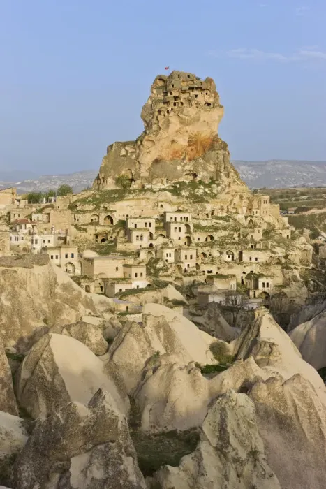Framed Print : Town and castle ruins of Ortahisar near Urgup in Cappadocia, Anatolia, Turkey Framed Print : Town and castle ruins of Ortahisar near Urgup in Cappadocia, Anatolia, Turkey