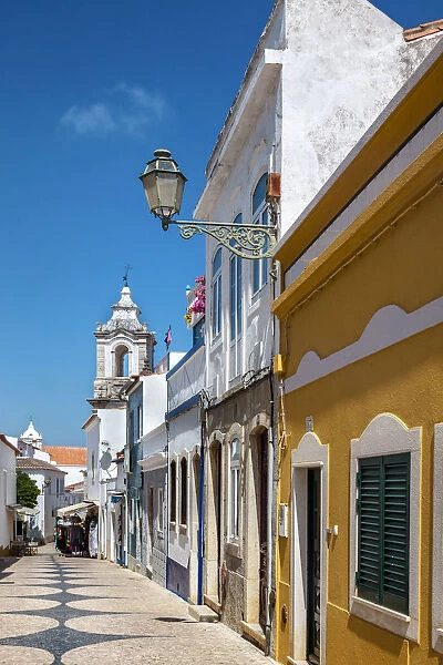 Town centre and Igreja de Santo Antonio, Lagos, Algarve, Portugal