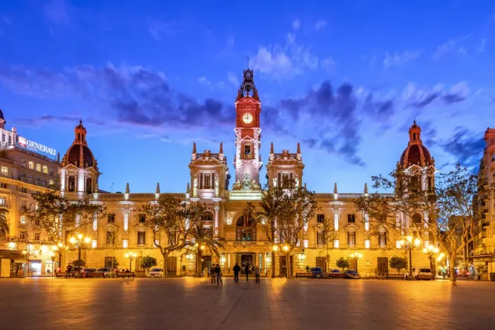 Framed Print : Town Hall building, Plaza del Ayuntamiento square, Valencia, Comunidad Valenciana, Spain Framed Print : Town Hall building, Plaza del Ayuntamiento square, Valencia, Comunidad Valenciana, Spain