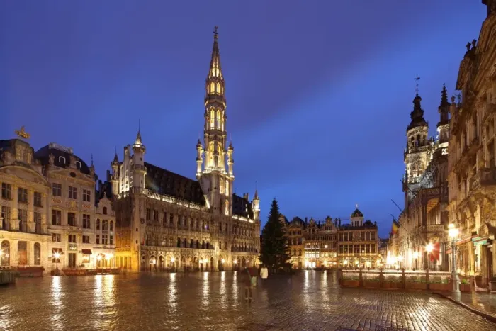 Framed Print : The Town Hall (French: H'tel de Ville), of the City of Brussels is a Gothic building from the Middle Ages. It is located on the famous Grand Place in Brussels, Belgium Framed Print : The Town Hall (French: H'tel de Ville), of the City of Brussels is a Gothic building from the Middle Ages. It is located on the famous Grand Place in Brussels, Belgium