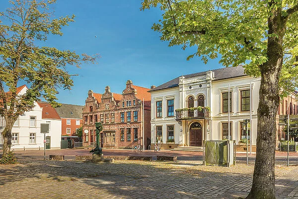 Town hall on the market square, Norden, East Frisia, Lower Saxony, Germany