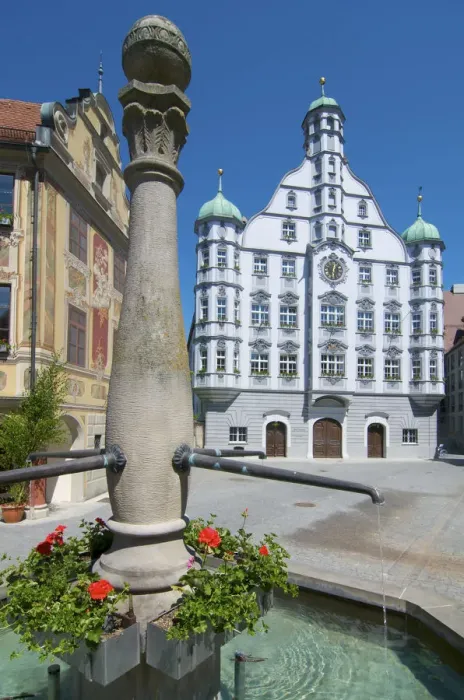 Framed Print : Town Hall, Memmingen, Allgaeu, Bavaria, Germany Framed Print : Town Hall, Memmingen, Allgaeu, Bavaria, Germany