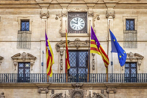 Town hall of Palma de Mallorca, Mallorca, Spain