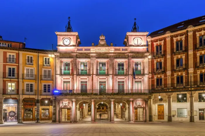 Framed Print : Town Hall, Plaza Mayor, Burgos, Castile and Leon, Spain Framed Print : Town Hall, Plaza Mayor, Burgos, Castile and Leon, Spain
