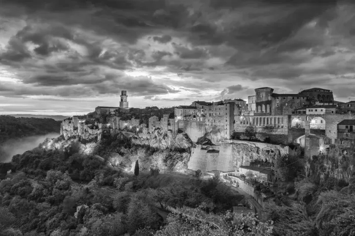 Framed Print : The town of Pitigliano in Tuscany Italy Framed Print : The town of Pitigliano in Tuscany Italy