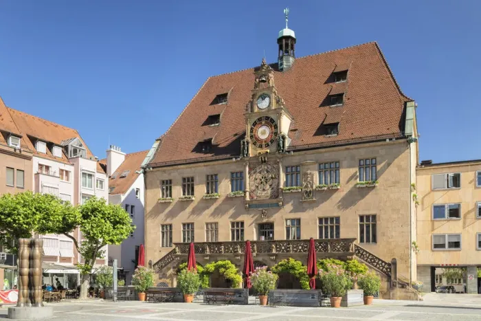 Framed Print : Townhall at the marketplace, Heilbronn, Baden Wurttemberg, Germany Framed Print : Townhall at the marketplace, Heilbronn, Baden Wurttemberg, Germany