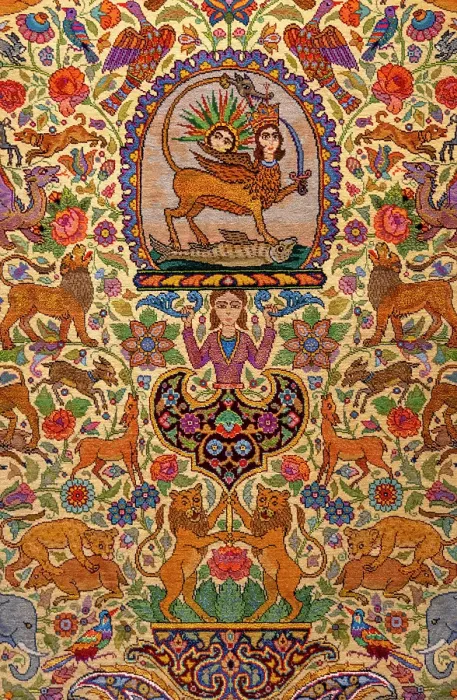 Framed Print : Traditional Azerbaijani Carpet in Heydar Aliyev Center, Baku, Azerbaijan Framed Print : Traditional Azerbaijani Carpet in Heydar Aliyev Center, Baku, Azerbaijan