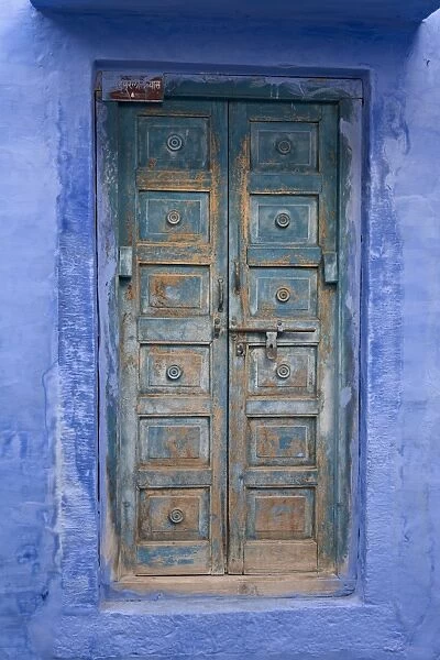 Traditional Blue Architecture